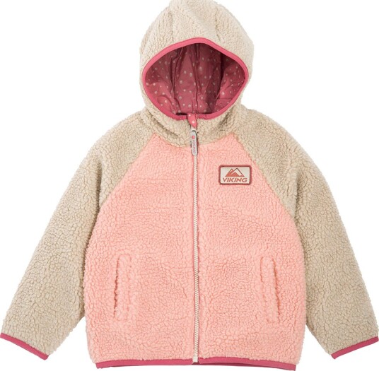 Viking Footwear Kids" Play Reversible Pile Jacket Pink/cement 98