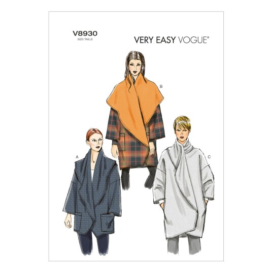 Vogue 8930 - Jakke ZZ (L-XL-XXL)
