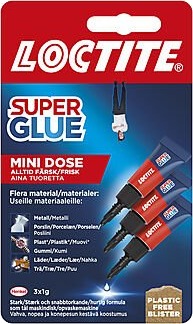 Loctite Super Glue Mini Dose 3x1G