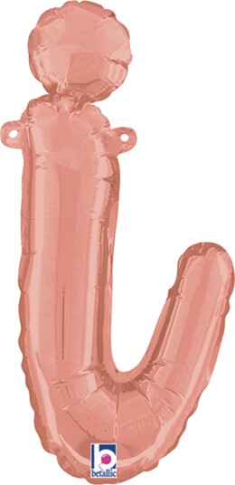 Ballongkungen Bokstavballong Script Roségull Bokstav I 34709RG