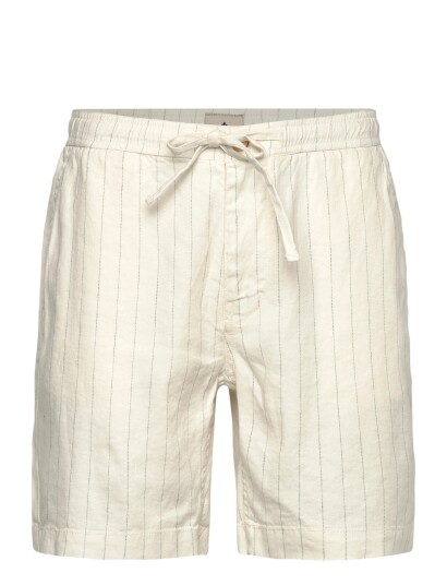 Morris Fenix Linen Shorts Cream XL
