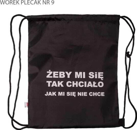 Pajacyk Pajacyk Sekk/Ryggsekk “Zeby Mi Sie Tak Chcialo”