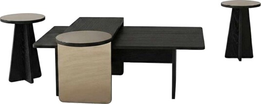 Dasina Sett med bord 82 cm - Svart