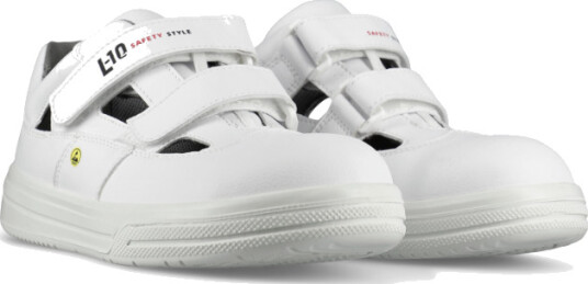 Elten Pure Easy Low Safety Shoes S1 SRC White 1 Par SKI-72322-Hvit Hvit 43