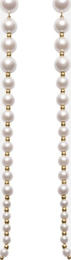 Camilla Pihl The long pearl earrings OS hvit dame Camilla Pihl The long pearl earrings OS hvit dame