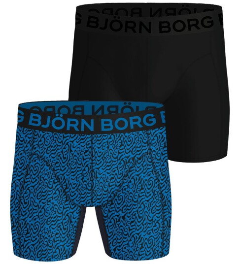 Björn Borg Boxershorts 2 pack Lettvekt Svart/Blå Björn Borg 7 8 år 122 128 Boxershorts
