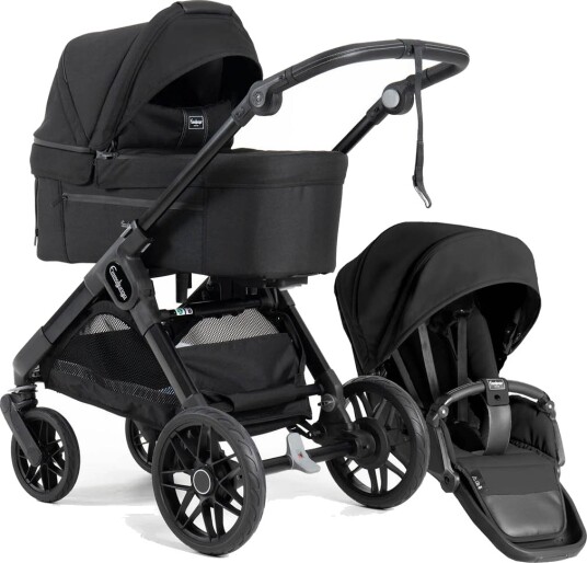 Emmaljunga Barnevogn Komplett Sento Max Flat Urban Black