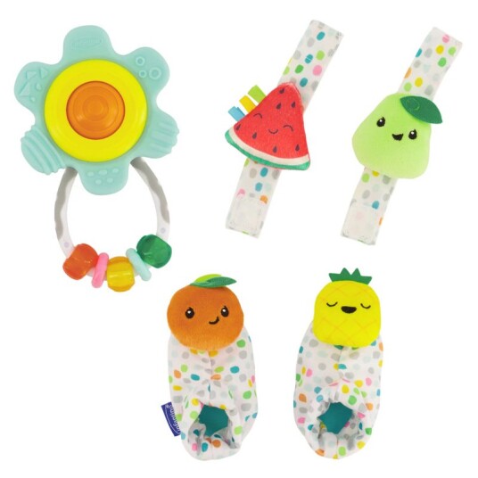 Infantino Ranglesett m/ håndrangle fotrangle og blomsterrangle Infantino Ranglesett m/ håndrangle fotrangle og blomsterrangle