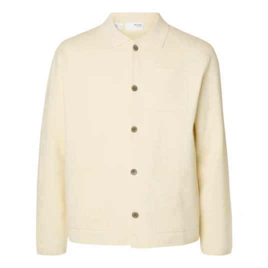 Selected Homme Herre Strikkevarer Beige XL,