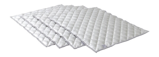 Luni bordbrikke 4-pk Sølv