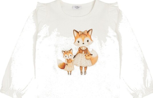 Hust and Claire Genser HCAlma Fox Ivory Hust and Claire 2 år (92) Genser Hvit