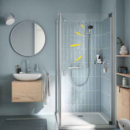 GROHE VITALIO START 110 II DUSJSETT 900 7,4L VER. 2 KROM