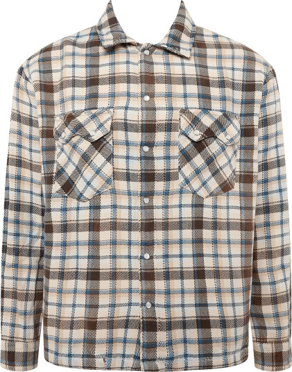Levi"s® Ls Boxy Western Tanner Plaid W Cream M