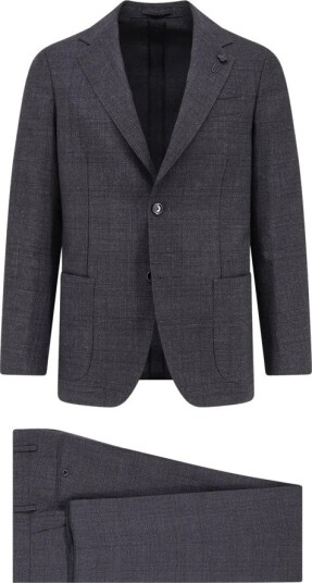 Lardini, Herre, Dress, Grå, M,