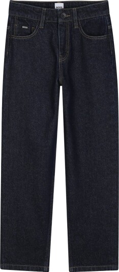 BOSS Jeans Rå Denim BOSS 10 år (140) Jeans Blå Marineblå