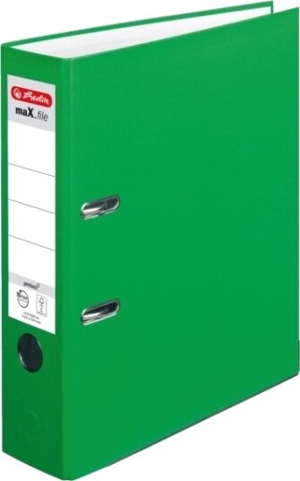 Herlitz Perm Max.File Protect Ryggbredde 80 Mm Lysgrønn Din A4 Pp Plasttrekk Kantbeskyttelse Innleggsrygg   1 Stk 11053667
