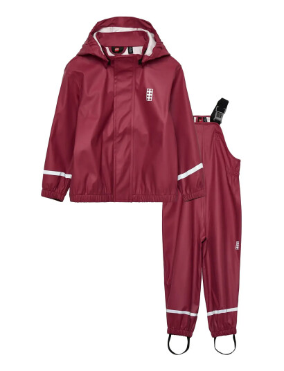LEGO KIDSWEAR Lwjivan 200   Pu Rain Set |Röd |98