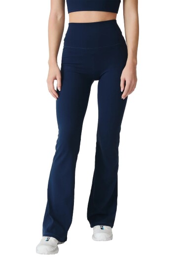 Mcb Sportswear Flare Tights Long Tights Mørkeblå XS