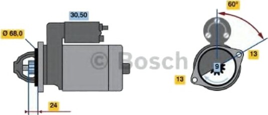 BOSCH 0 986 018 840 Starter BOSCH 0 986 018 840 Starter