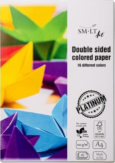 SMLT PLATINUM Colored Paper A4. 120g. 16 sheets