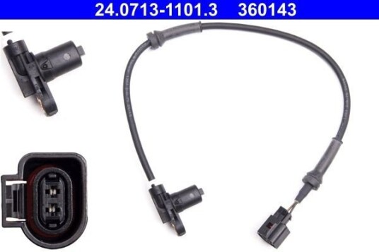 Sensor, ABS ATE 24.0713-1101.3