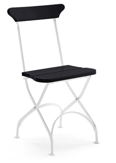 Byarums bruk Classic no.2 stol Hvit/svartlakkert furu Hvit