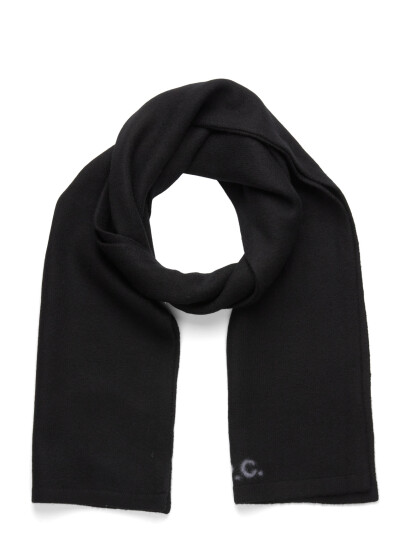 A.P.C. Scarf William Black ONE SIZE A.P.C. Scarf William Black ONE SIZE