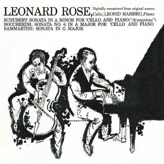Leonard Rose Rose Plays Schubert Boccherini & Sammartini CD Leonard Rose Rose Plays Schubert Boccherini & Sammartini CD