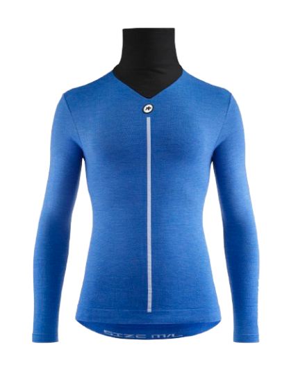 Assos Ultraz P1 langermet svettetrøye calypso blå herre