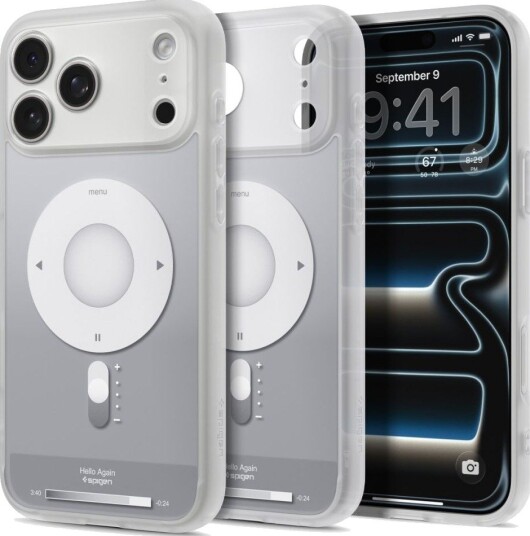 Spigen Ultra Hybrid MagSafe Deksel til iPhone 18 Pro/17 Pro - Klassisk Sølv