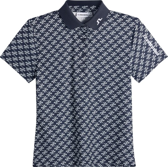 J. Lindeberg Tour Tech Print Polo CARDI JACQUARD S JL NAVY XL