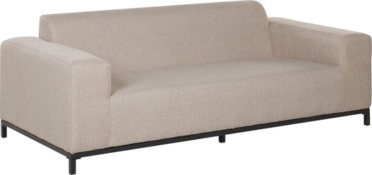 Hughen 3 seters Sofa Beige / Svart