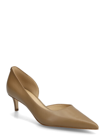 Michael Kors Elyse Kitten Pump Beige 35 Michael Kors Elyse Kitten Pump Beige 35