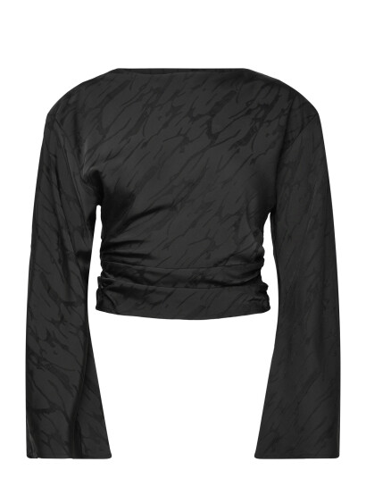 Gina Tricot Structured Blouse - Black - XL Gina Tricot Structured Blouse - Black - XL