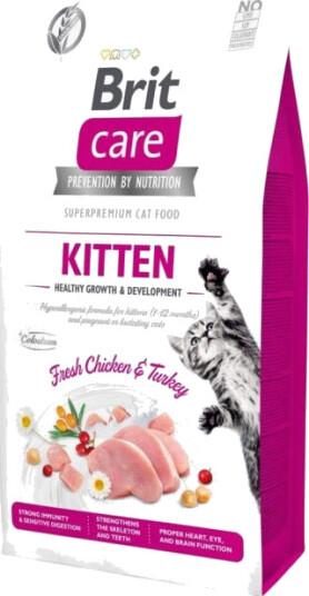 Brit Care Kornfri Kattemat til Kattunger 2 kg - Helse og Utvikling