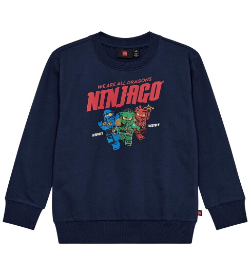 LEGO® Wear Ninjago Collegegenser LwSaku Mørkeblå LEGO® Wear 4 år 104 Collegegenser