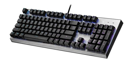 Cooler Master CK351 - Tastatur - Amerikansk Engelsk - Sølv Cooler Master CK351 - Tastatur - Amerikansk Engelsk - Sølv