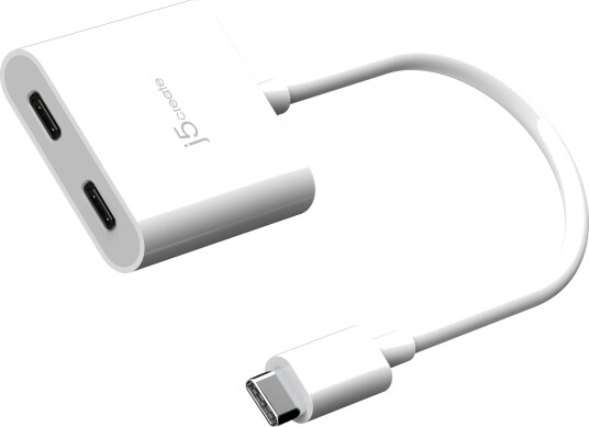 j5create USB-C to Dual USB-C with Video or Power Delivery j5create USB-C to Dual USB-C with Video or Power Delivery