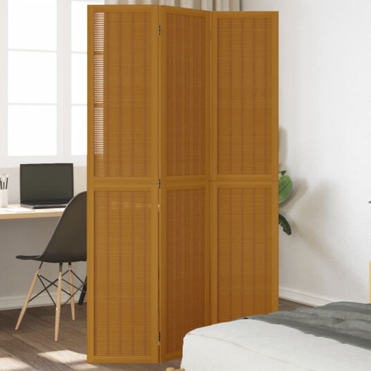  Romdeler 3 paneler brun heltre keisertre 8721012075115