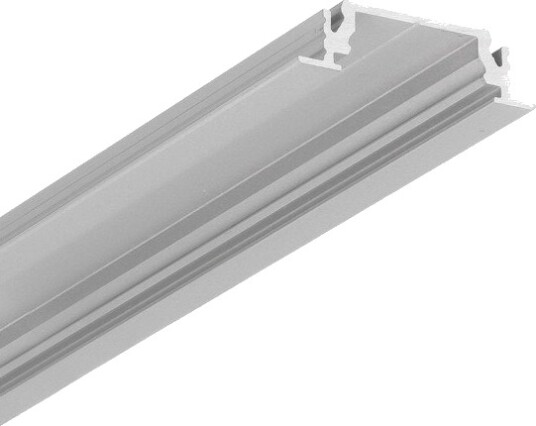 Topmet 2m aluprofil GROOVE14 EE7F/TY   Anodisert innfelt LED skinne
