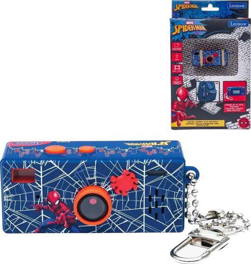 Marvel Spider-Man Spiderman Nøkkelring Mini Digitalkamera