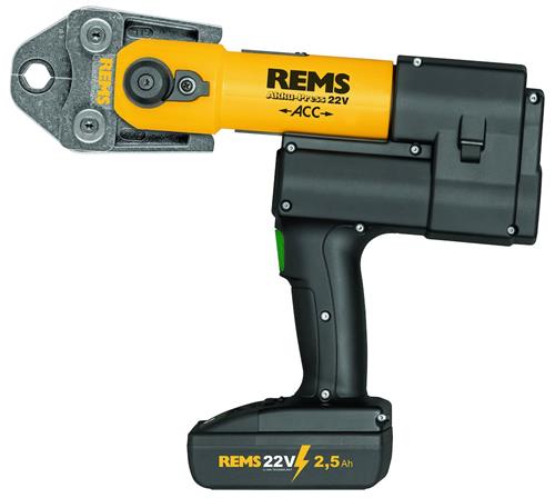 Rems Akku-Press 22V Elektropresse med Automatisk Tilbakeløp og 1 Batteri i L-Boxx Rems Akku-Press 22V Elektropresse med Automatisk Tilbakeløp og 1 Batteri i L-Boxx