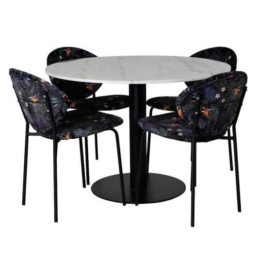 Venture Home Spisegruppe Venture Home Estelle med 4 Valor Stoler Polyester GR20460