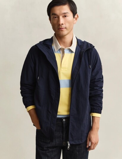 GANT Windbreaker Jacket Navy XXXL GANT Windbreaker Jacket Navy XXXL
