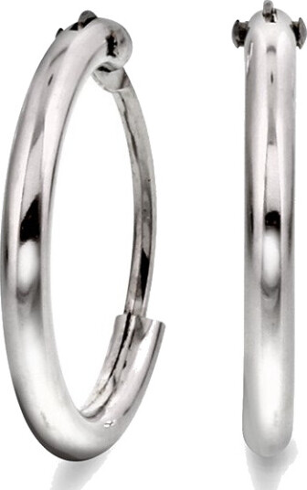 Pan Jewelry, Øreringer i 585 hvitt gull