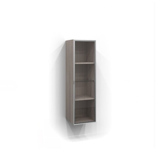 Svedbergs Dør til høyskap Ramme 35x120 cm Alu Matt/Røkfarget Glass Svedbergs Dør til høyskap Ramme 35x120 cm Alu Matt/Røkfarget Glass