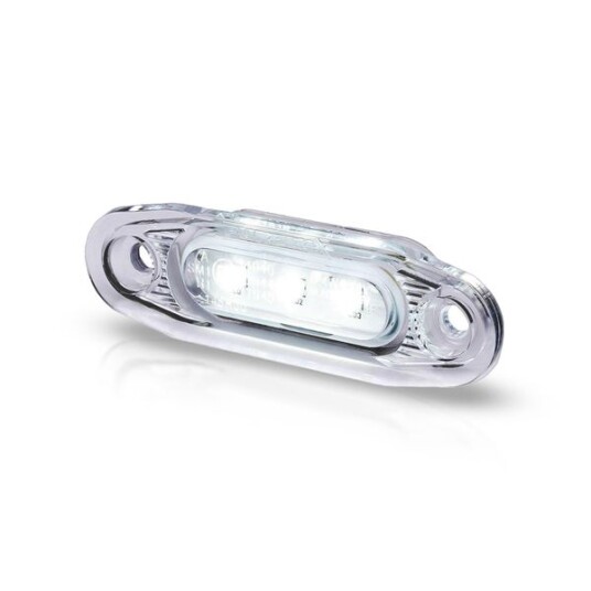 Posisjonslys PURELUX Side Marker   12/24V / 79 mm Hvit