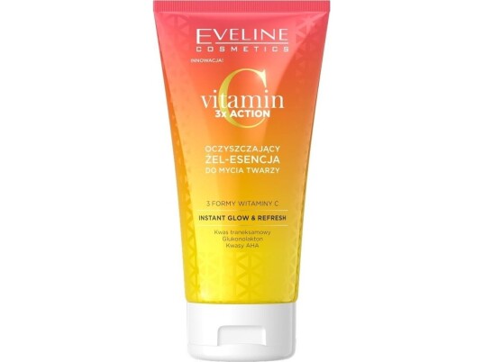 Eveline Vitamin C 3X Action Cleansing Gel Essence For Washing Face 150Ml