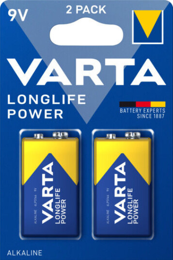 Varta Batteri Varta Longlife Power 9V 2 pk - 6208561