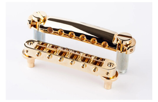 Tonepros Lpm04 G - Standard Tune-O-Matic Bridge And Tailpiece Set - Gull Tonepros Lpm04 G - Standard Tune-O-Matic Bridge And Tailpiece Set - Gull